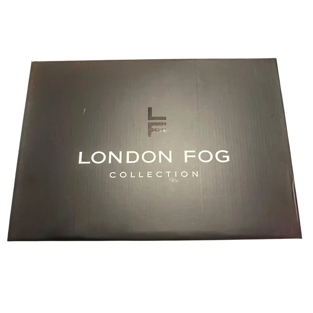 Mens London Fog Chukka Boots Brown With Memory Foam Soles $120 MSRP